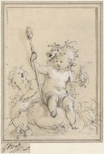Allegorie op de wijnbouw