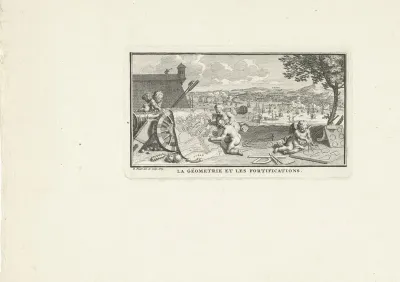 Allegorie op geometrie en bouwkunde