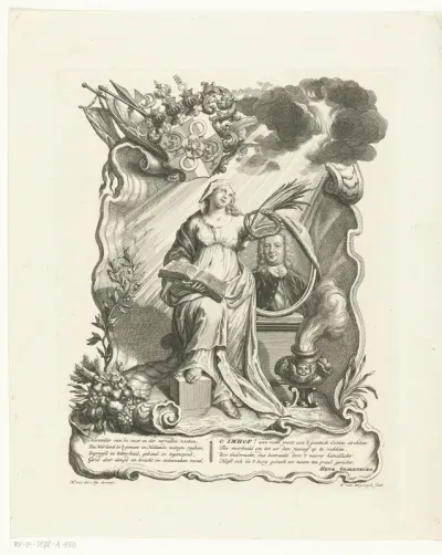Allegorie op Gustaaf Willem Baron van Imhoff gouverneur van Nederlands-Indië