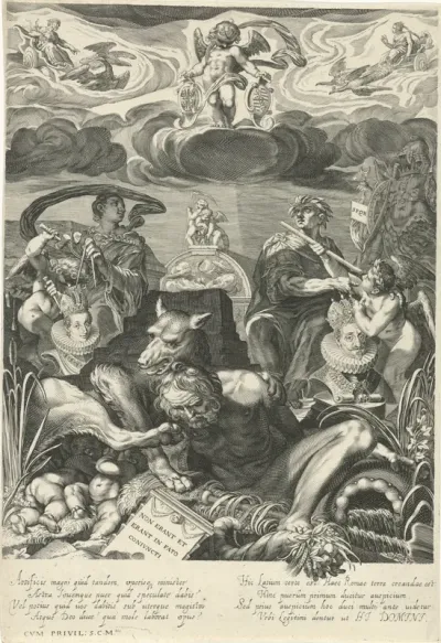 Allegorie op het huwelijk van Ferdinand II van Oostenrijk en Eleonora Gonzaga