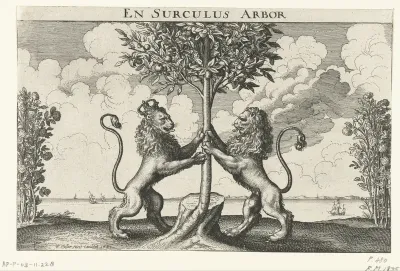 Allegorie op het huweljk tussen prins Willem II en Maria Stuart, 1641