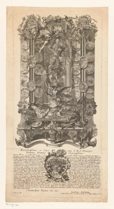 Allegorie op het overlijden van Damian Hugo Philipp