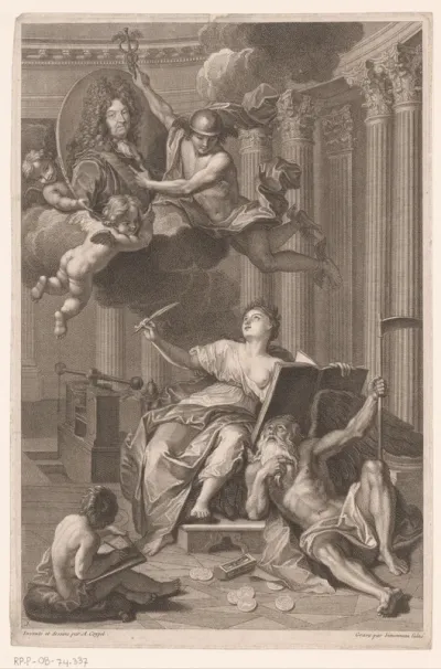 Allegorie op Lodewijk XIV