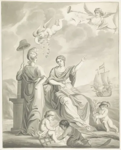 Allegorie op Nederlands verlossing, 1813