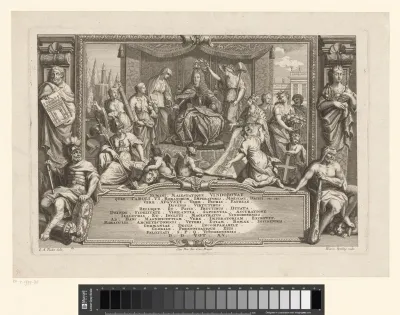 Allegorie op Wenen als keizerlijke rijkshoofdstad en residentiestad