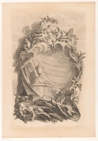 Allegorie op Willem III, prins van Oranje en koning van Engeland, Schotland en Ierland