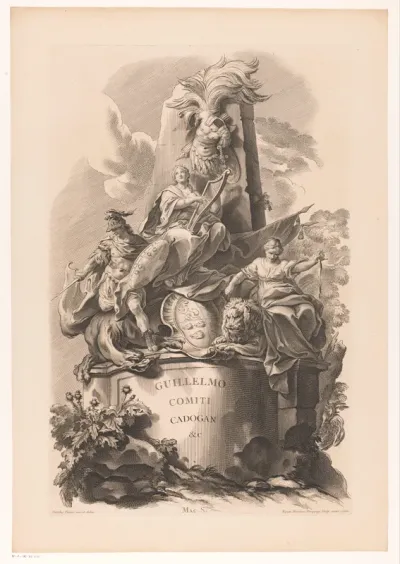 Allegorie op William Cadogan