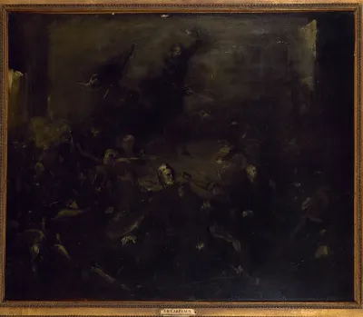 Allégorie politique avec portrait de Victor Hugo