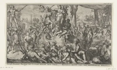 Allegorie rond de Bataafse Opstand