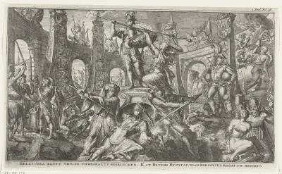 Allegorie rond de strijd met Beieren en Bourgondië