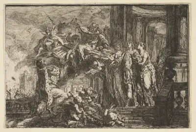 Allegorie sur la Convalescence du Dauphin