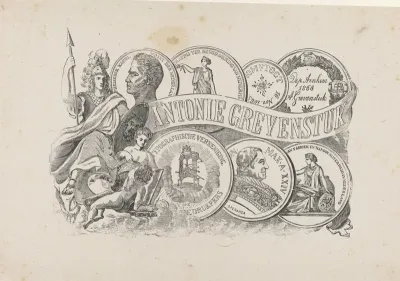 Allegorie ter ere van Antonie Grevenstuk