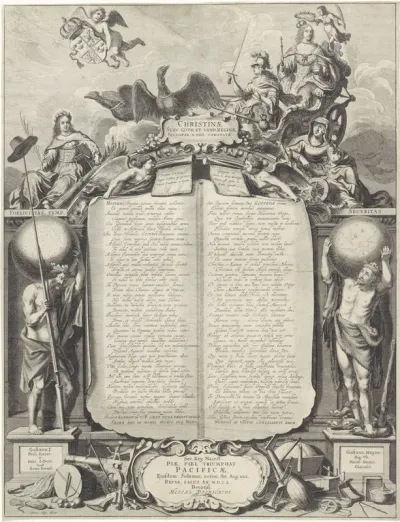 Allegorie ter ere van Christina van Zweden