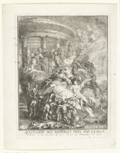 Allegorie ter ere van de geboorte van de hertog van Bourgandië