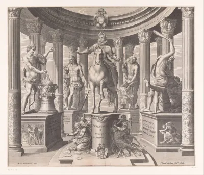 Allegorie ter ere van keizer Ferdinand II van Habsburg
