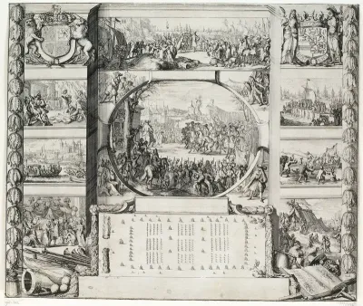 Allegorie ter ere van Willem III bij zijn komst naar Engeland, 1688