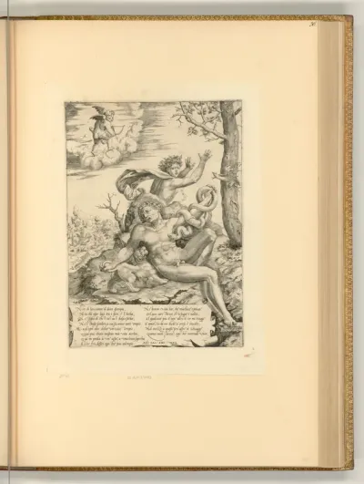 Allegorie über die Leiden der Liebe