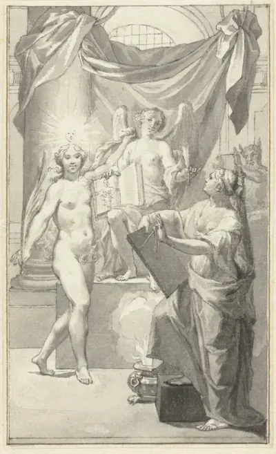 Allegorie van de Wetenschap, de Waarheid en de Natuur