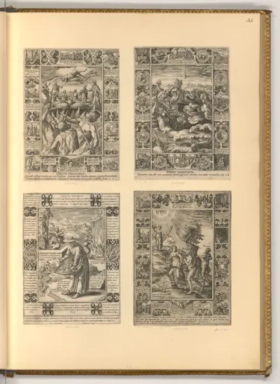 Allegorien auf das christliche Glaubensbekenntnis (Emblem)