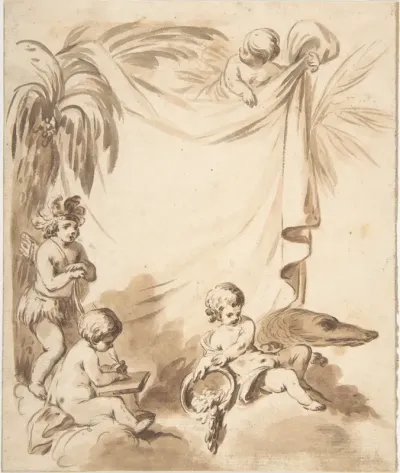 Allegories of America, Asia, and Europe
