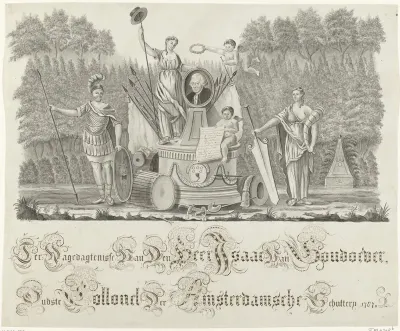 Allegorisch grafmonument voor Isaak van Goudoever, 1793-1794