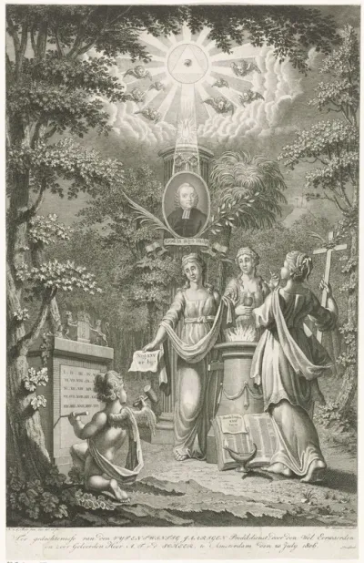 Allegorisch monument voor Adolf Frederik van der Scheer