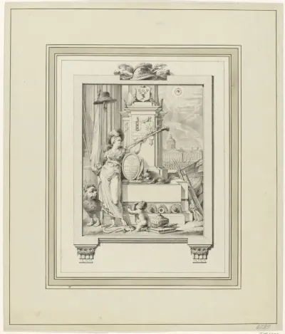 Allegorisch monument voor Isaak van Goudoever, 1787