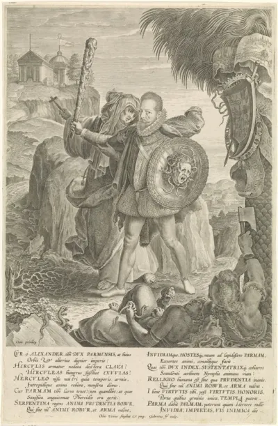 Allegorisch portret van Alessandro Farnese, hertog van Parma