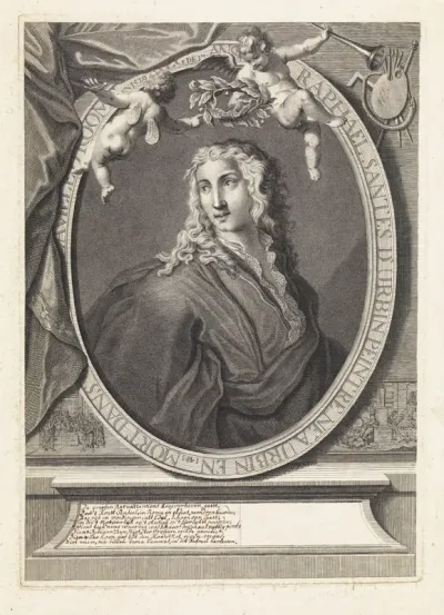 Allegorisch portret van de schilder Rafaël