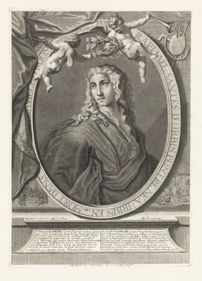Allegorisch portret van de schilder Rafaël
