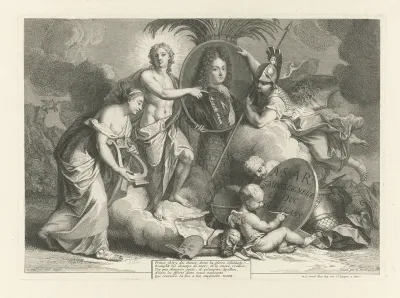 Allegorisch portret van Filips II, hertog van Orléans