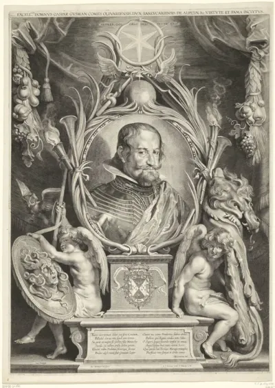 Allegorisch portret van Gaspard de Gusmán, graaf van Olivares en hertog van San Lucar