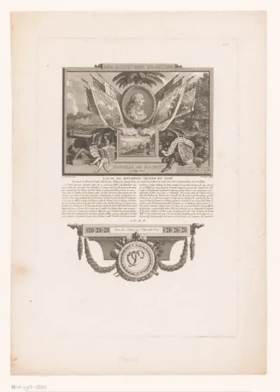 Allegorisch portret van Lodewijk II de Bourbon-Condé
