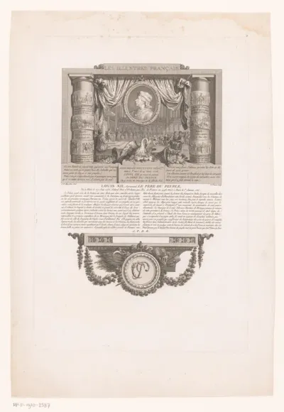 Allegorisch portret van Lodewijk XII