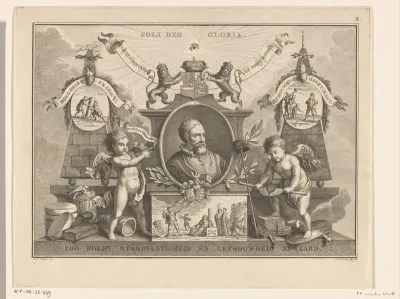 Allegorisch portret van Pieter Adriaansz. van der Werff