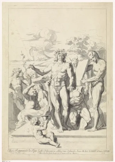 Allegorisch portret van Raymond de Lafage