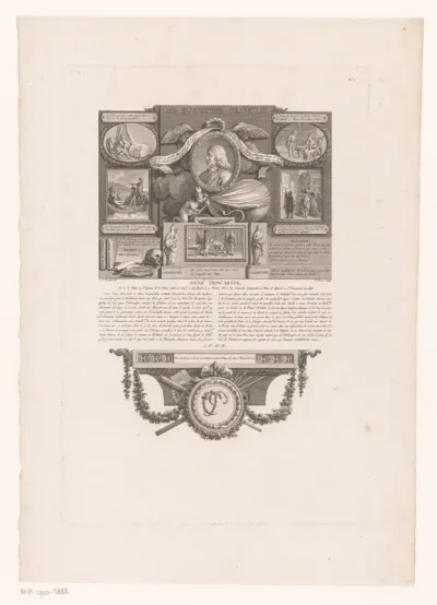 Allegorisch portret van René Descartes
