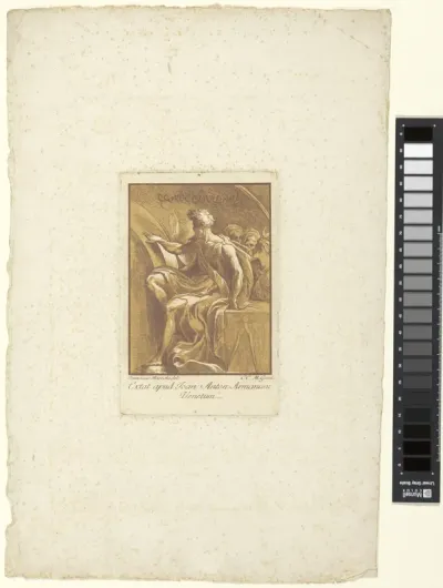 Allegorische compositie met mythologische figuren