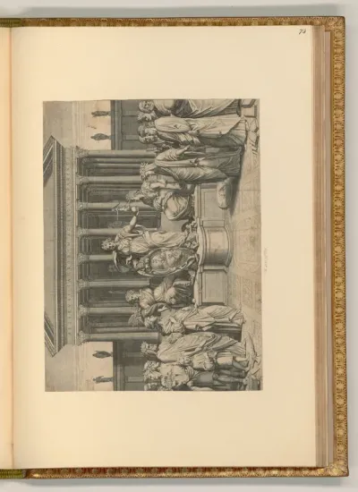 Allegorische Darstellung, Wappen Papst Paul V. (Borghese), Personifikationen