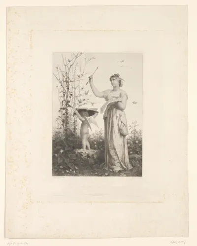 Allegorische verbeelding van de lente