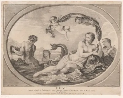Allegorische voorstelling met Amphitrite