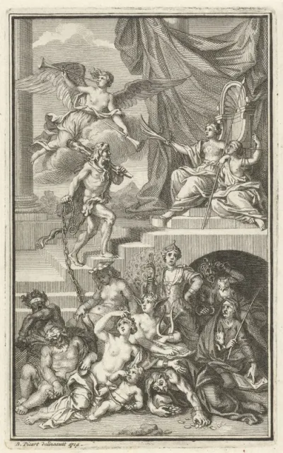 Allegorische voorstelling met Hercules