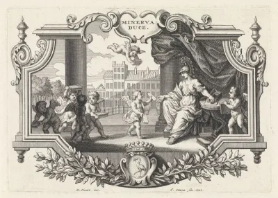 Allegorische voorstelling `Minerva Duce'