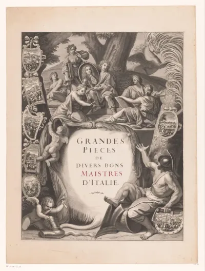 Allegorische voorstelling ter ere van Louis Joseph de Bourbon-Vendôme