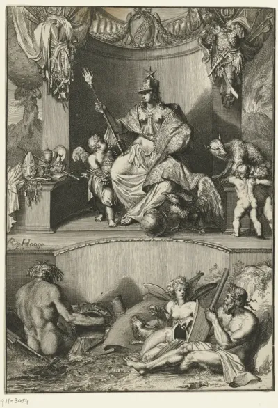 Allegorische voorstelling van de stad Rome