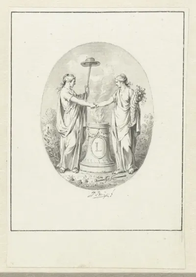 Allegorische voorstelling van de Vrijheid