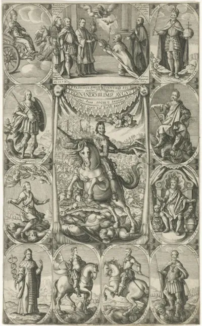 Allegorische voorstelling van keizer Ferdinand III