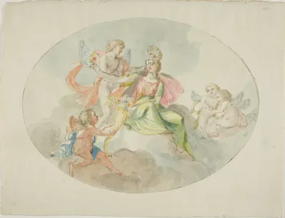 Allegory of Abundance (Sketch for a Ceiling Painting)