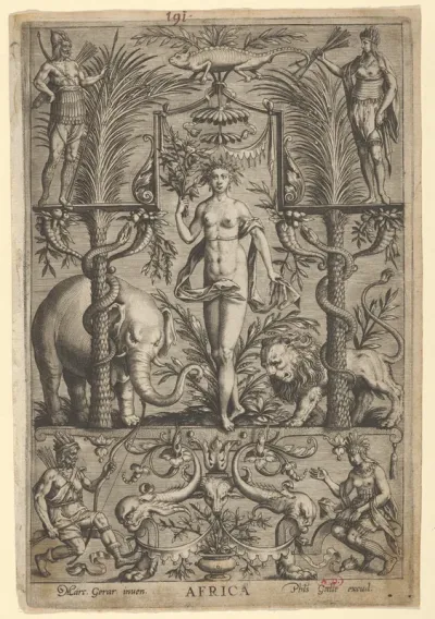 Allegory of Africa, from "The Four Continents"