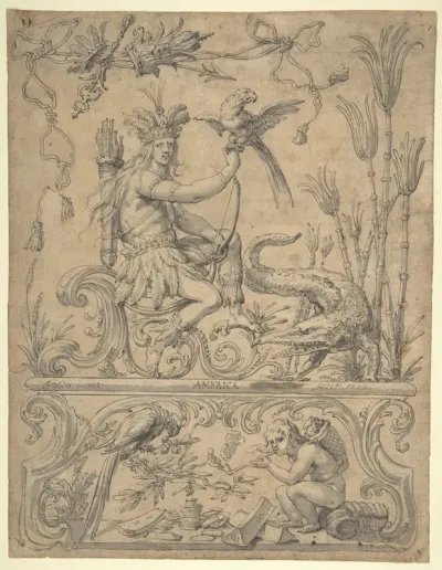 Allegory of America, from the Four Continents